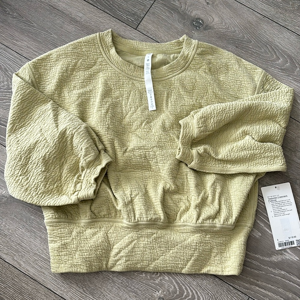 Lululemon Textured Crewneck Pullover